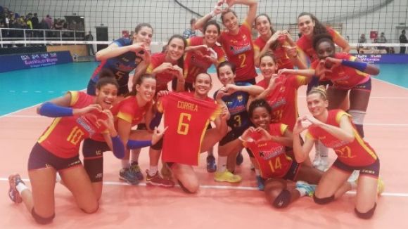 Aina Berbel i les companyes de selecció espanyola s'apropen a l'Europeu 2019