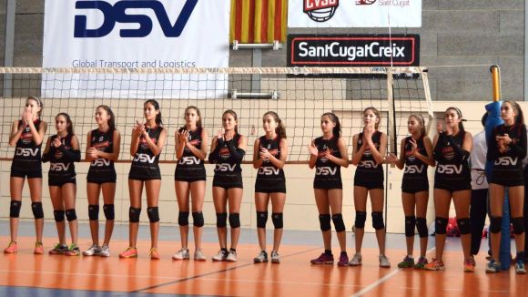 L'infantil del DSV-Club Voleibol Sant Cugat, campió de la lliga regular