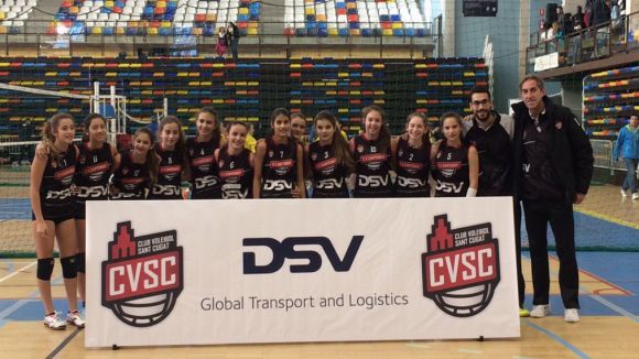 El DSV-Volei Sant Cugat assoleix un primer i dos segons llocs a la Copa d'Espanya infantil i cadet