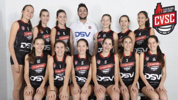 L'infantil del Voleibol Sant Cugat guanya el Campionat de Catalunya i accedeix a l'Estatal