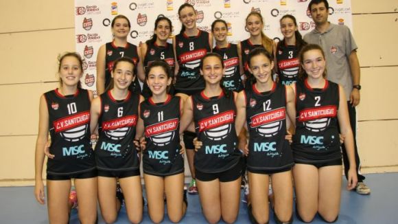 El Volei Sant Cugat es queda sense semis a l'Estatal infantil