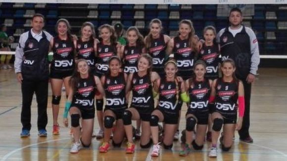 El DSV-Voleibol Sant Cugat acaba novè al Campionat d'Espanya infantil
