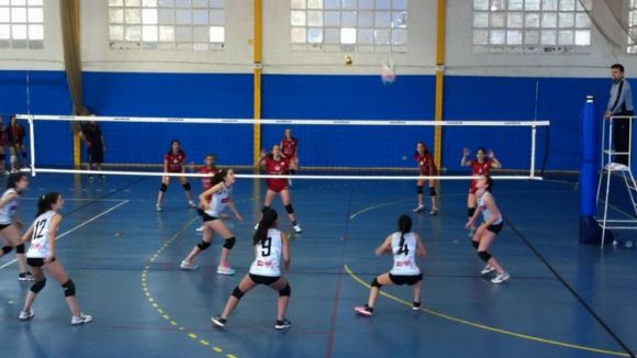 Dos partits separen el Volei Sant Cugat de les semis de l'Estatal infantil