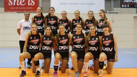 El Volei Sant Cugat buscarà un lloc a les semifinals de la Superlliga Júnior davant el Premià de Dalt