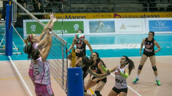 El Volei Sant Cugat cau a Menorca i intentarà signar la permanència la setmana que ve