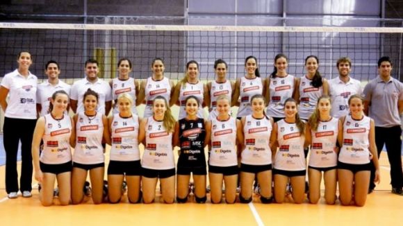 El Volei Sant Cugat tanca la primera volta en quarta posició a la Superlliga 2