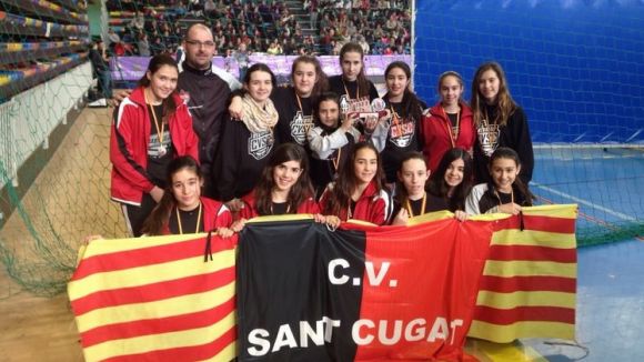 El Voleibol Sant Cugat obté una tercera posició a la Copa d'Espanya infantil