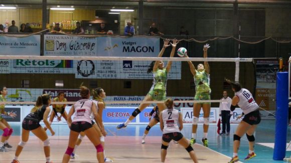 El DSV-Volei Sant Cugat ofereix una bona imatge, però perd a la pista del totpoderós Logronyo