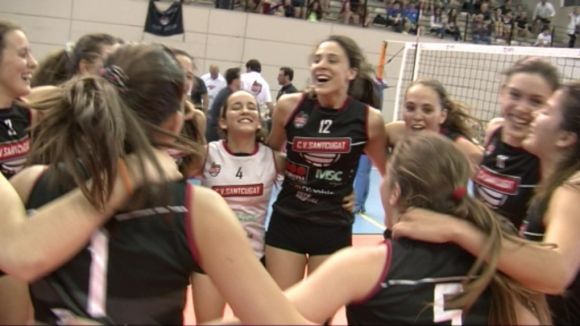 El Voleibol Sant Cugat s'imposa amb autoritat al Campionat de Catalunya cadet