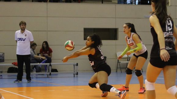 El Volei Sant Cugat està a només un triomf d'aconseguir la permanència a Superlliga