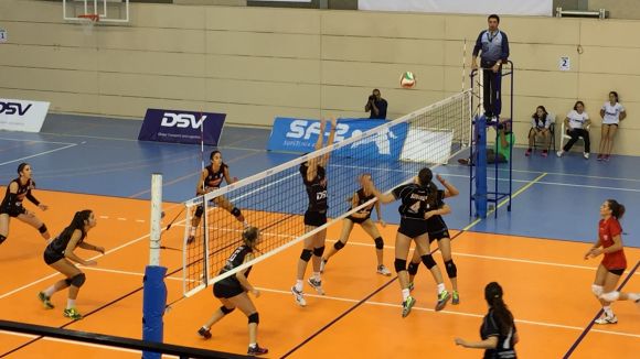 El DSV Volei Sant Cugat frega la remuntada, però perd en l'estrena a casa