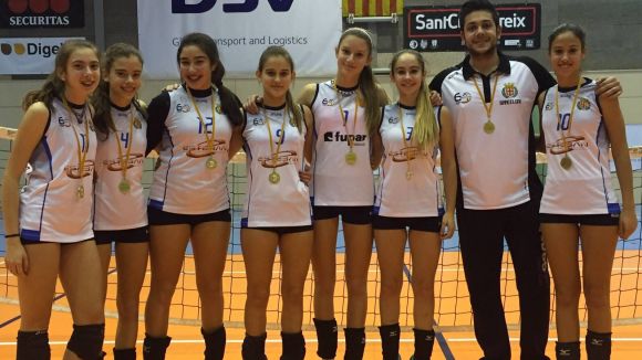 La selecció infantil de Barcelona 3 guanya el Comarcal amb set santcugatenques