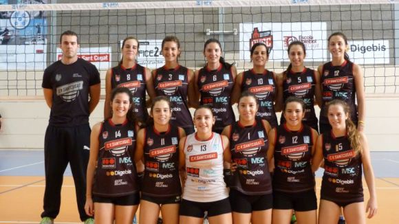 El sènior B del Volei Sant Cugat inicia el camí de l'ascens a Superlliga 2