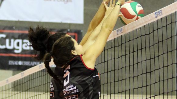El DSV-Volei Sant Cugat cau davant el Barça en un partit molt igualat