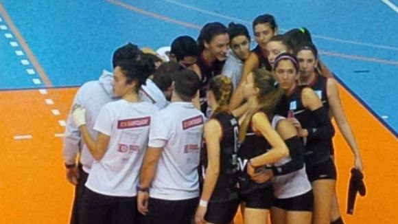 El DSV-Volei Sant Cugat cerca un lloc a les semifinals de la Superlliga Júnior davant el Vall d'Hebrón