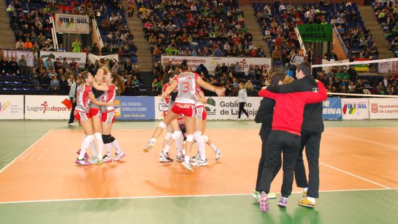 Raquel Brun amb el Valeriano Allés disputa la final de la Copa de la Reina