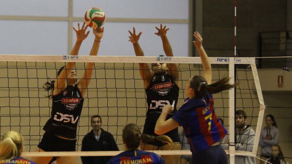 El Volei Sant Cugat disputa davant el VP Madrid un partit clau per començar a encarrilar la salvació