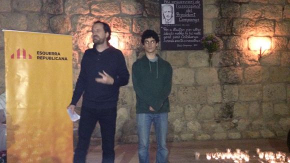 ERC demana 'valentia' per fer possible la república catalana en el 76è aniversari de la mort de Companys