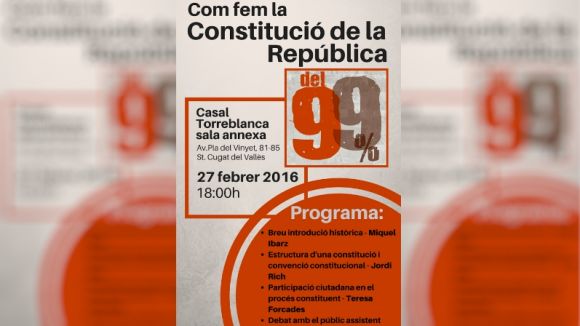 Procés Constituent ofereix avui una xerrada amb Teresa Forcades al Casal TorreBlanca