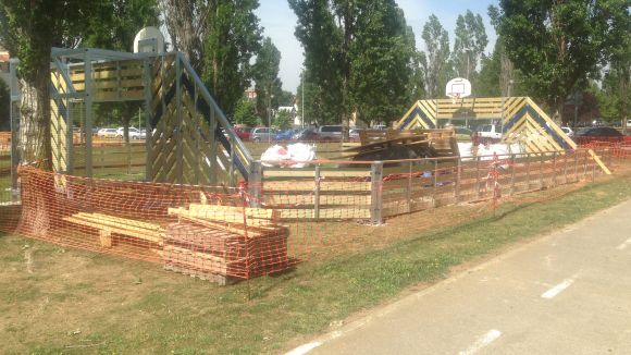 Comencen les obres d'ampliació i millora dels parcs infantils