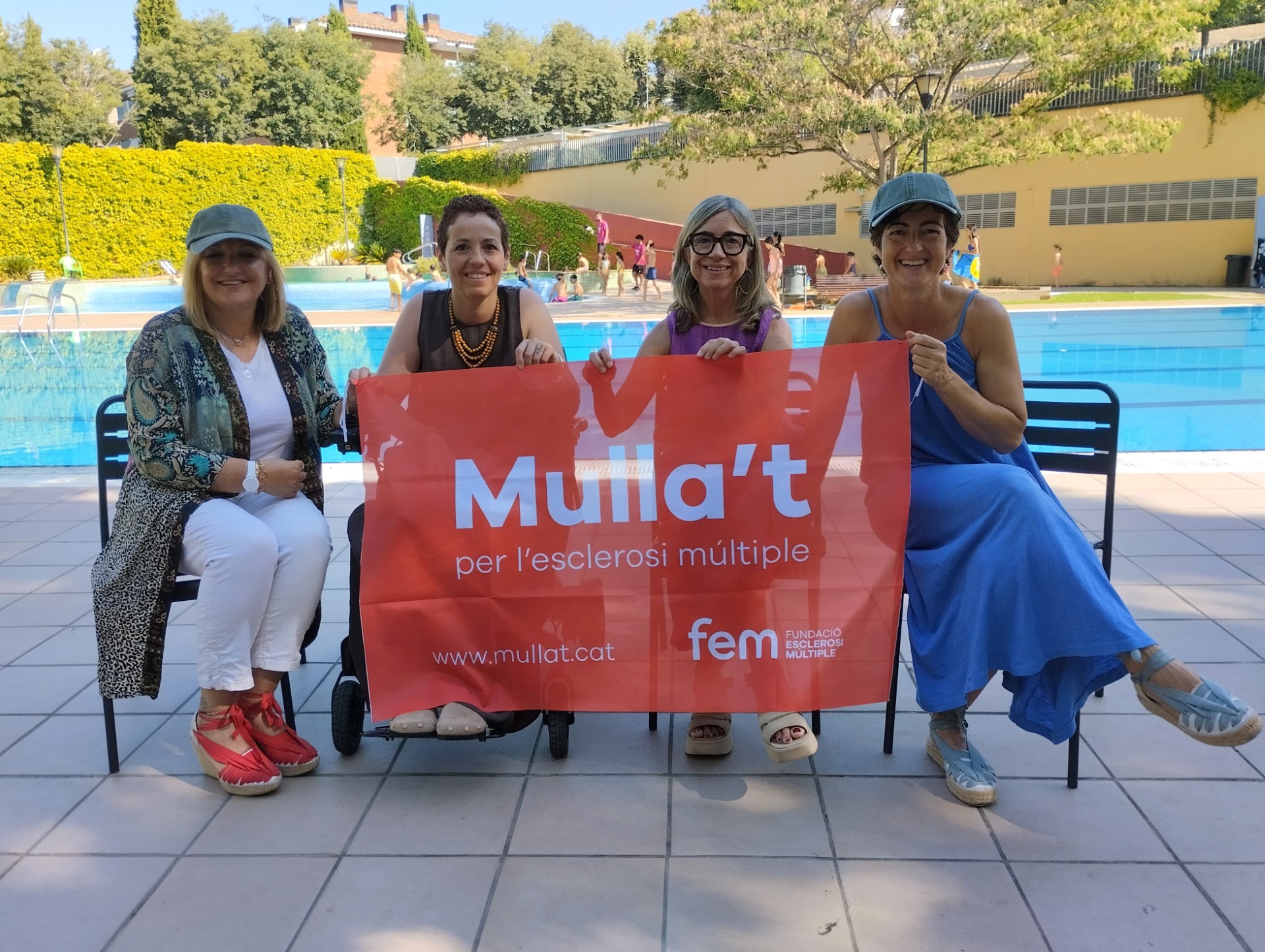 Sant Cugat participa al 'Mulla't per l'esclerosi múltiple'
