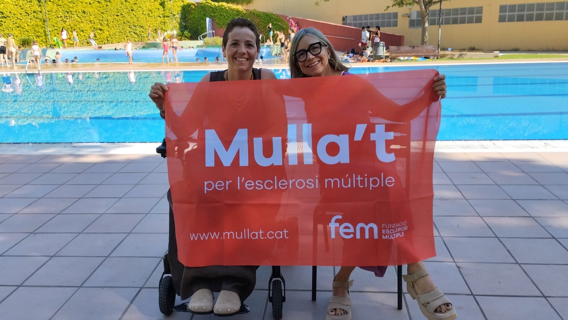 D'esquerra a dreta, Bàrbara Montero i Rosa Masriera