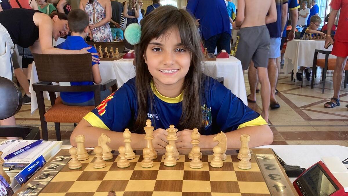 Laia Cid, campiona d'Espanya sub 10 d'escacs