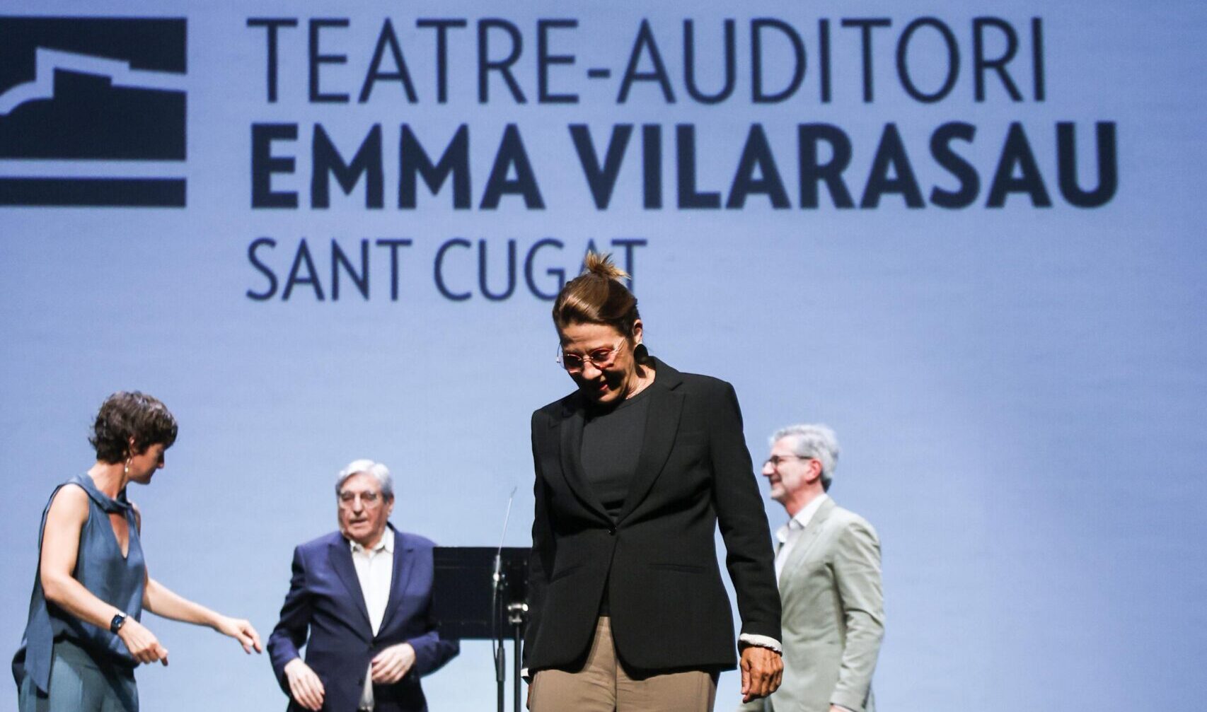 Sant Cugat immortalitza la seva millor actriu: el Teatre-Auditori ja és el d'Emma Vilarasau