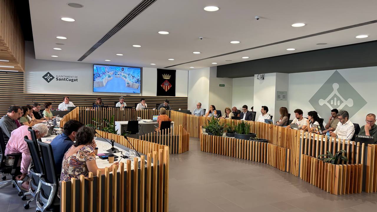 El resum del ple de juliol de Sant Cugat