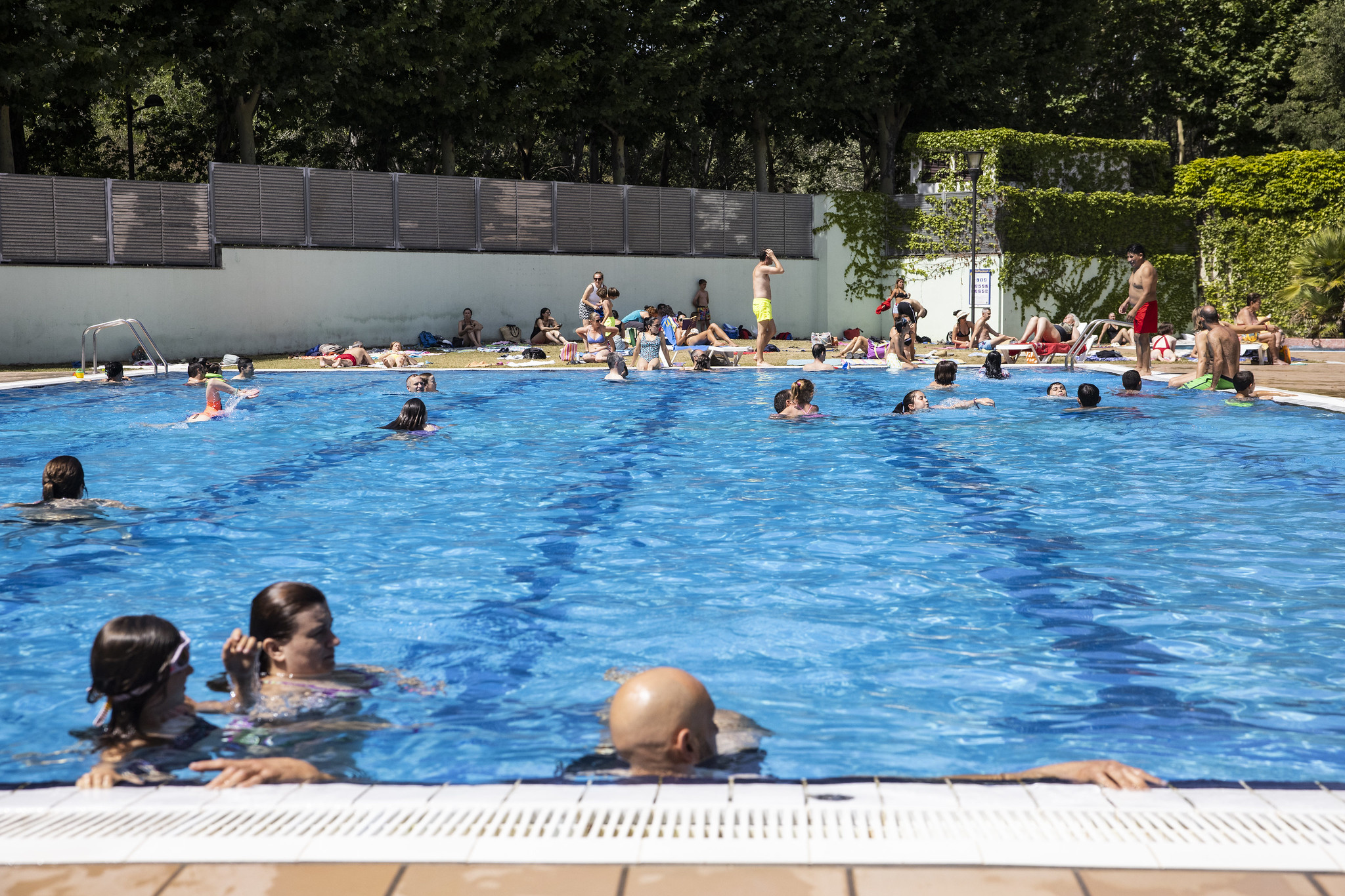 Imatge d'arxiu de la piscina del Parc Central
