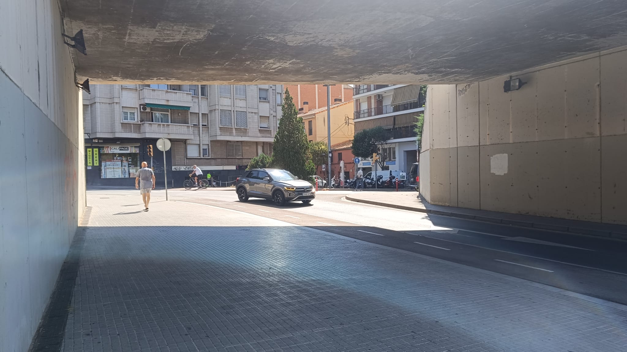 Tall de trànsit al Carrer Martorell