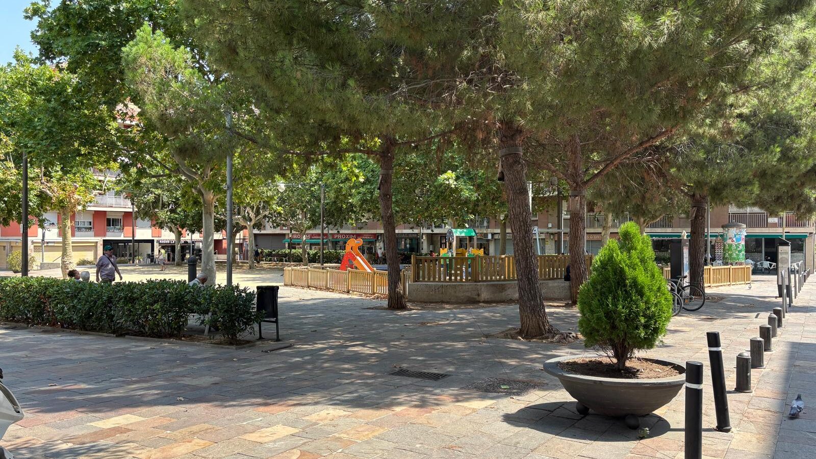 La plaça d'en Coll tindrà càmeres de seguretat