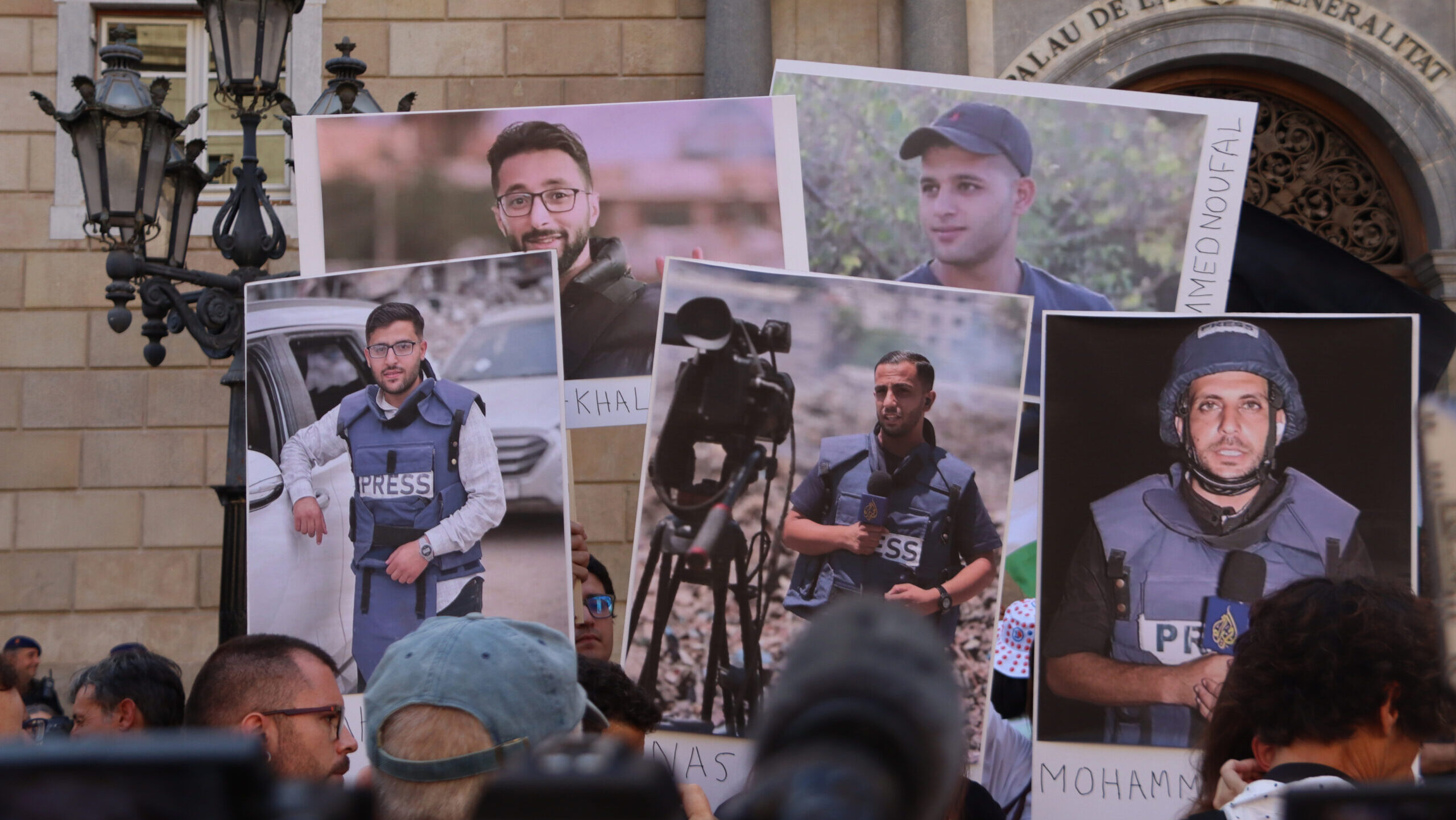 La premsa condemna els assassinats de companys a Gaza: “Israel no vol testimonis del genocidi”
