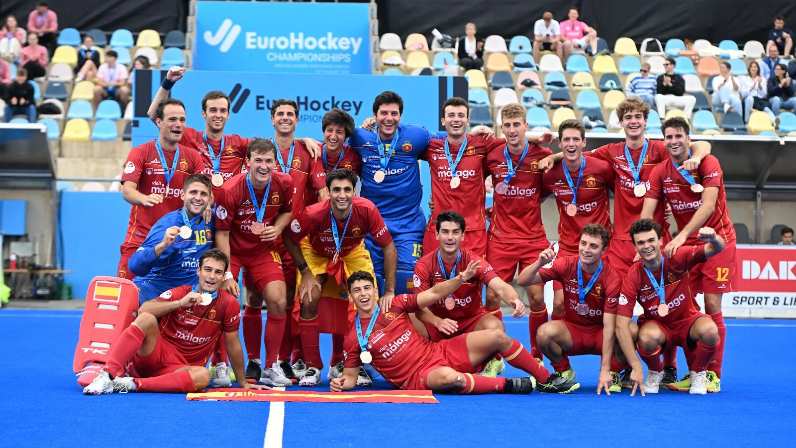El santcugatenc Bruno Font, bronze a l'Eurohockey amb la selecció espanyola