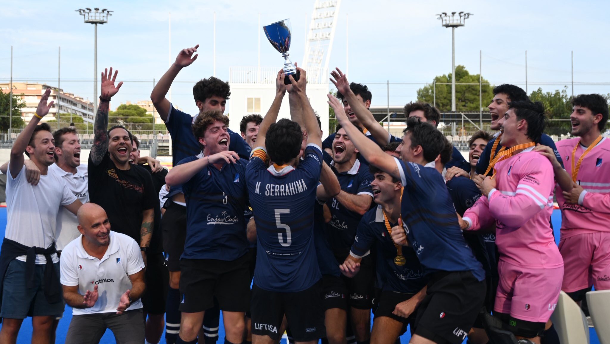 El Junior masculí, campió de Catalunya d'hoquei herba