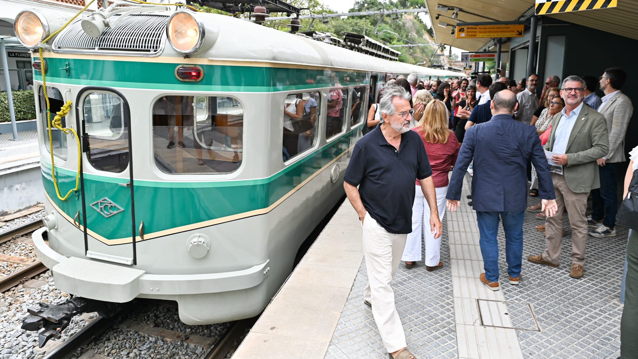 100 anys de l'estació de la Floresta, que va consolidar un barri amb ànima de poble