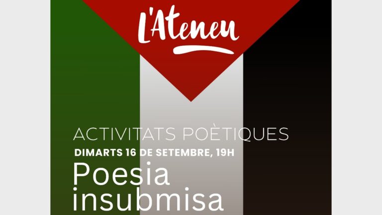 'Poesia insubmisa': Una lectura del poeta palestí Samer Abu Hawwash - Imatge destacada