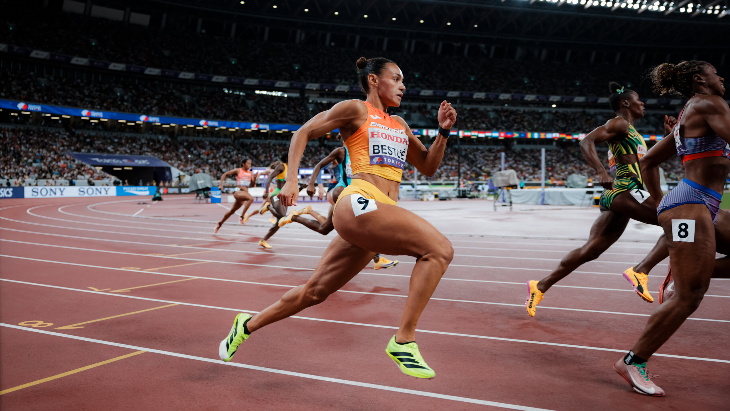 Jaël Bestué es queda fora de la final mundial dels 200 metres