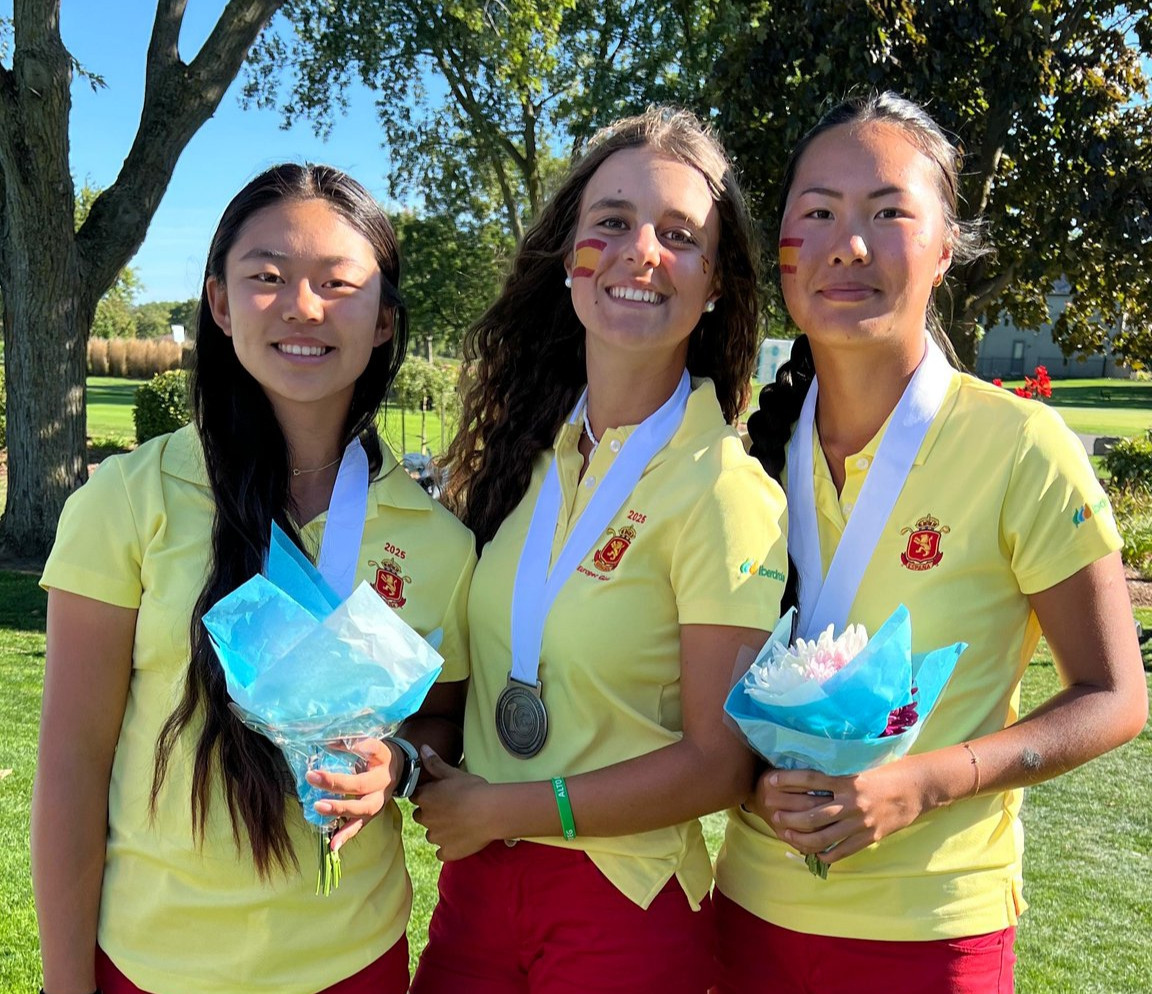 Dues santcugatenques, subcampiones del món júnior de golf