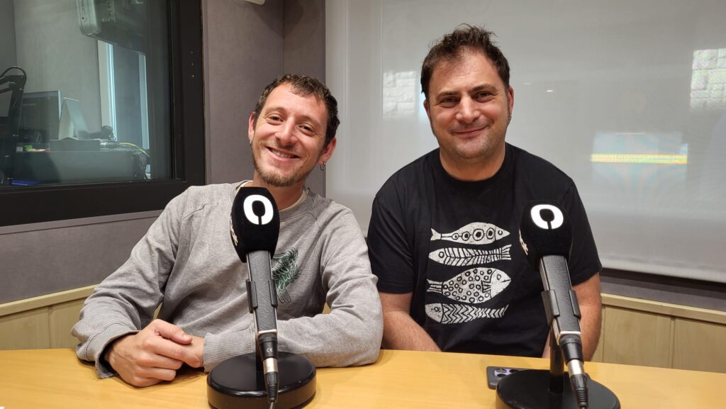 Arnau Serrallonga i Pau Sans, responsables de La Pua-Oficina Musical