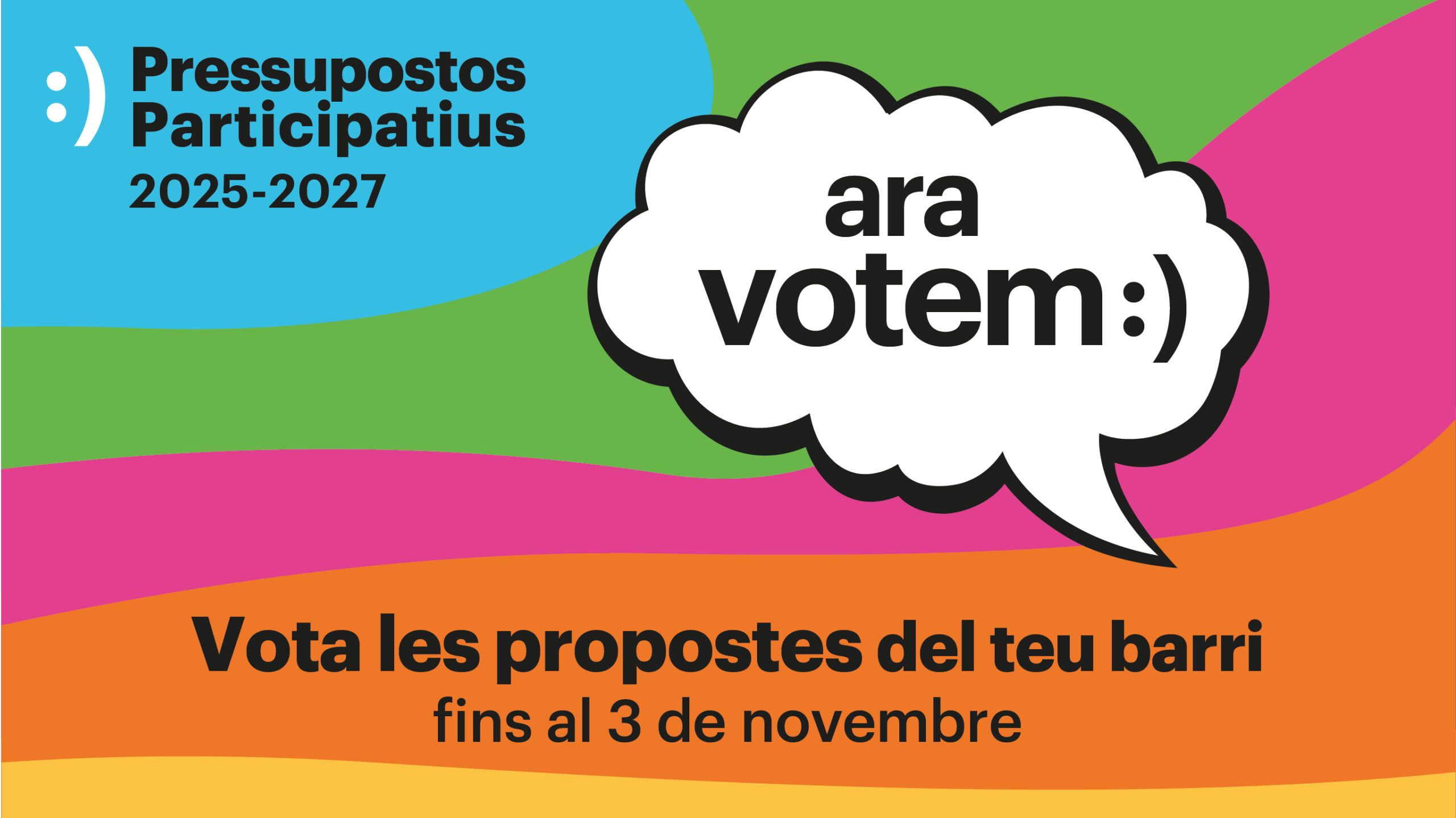Comencen les votacions per decidir els Pressupostos Participatius 2025-27