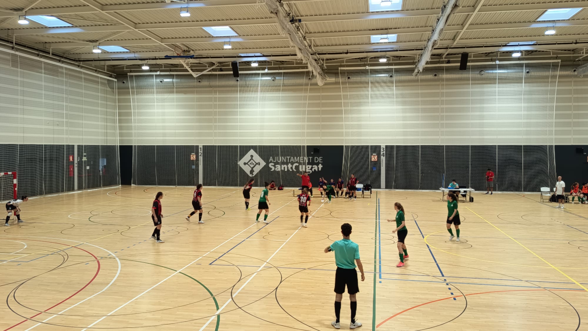 Contundent derrota del Futbol Sala Sant Cugat femení