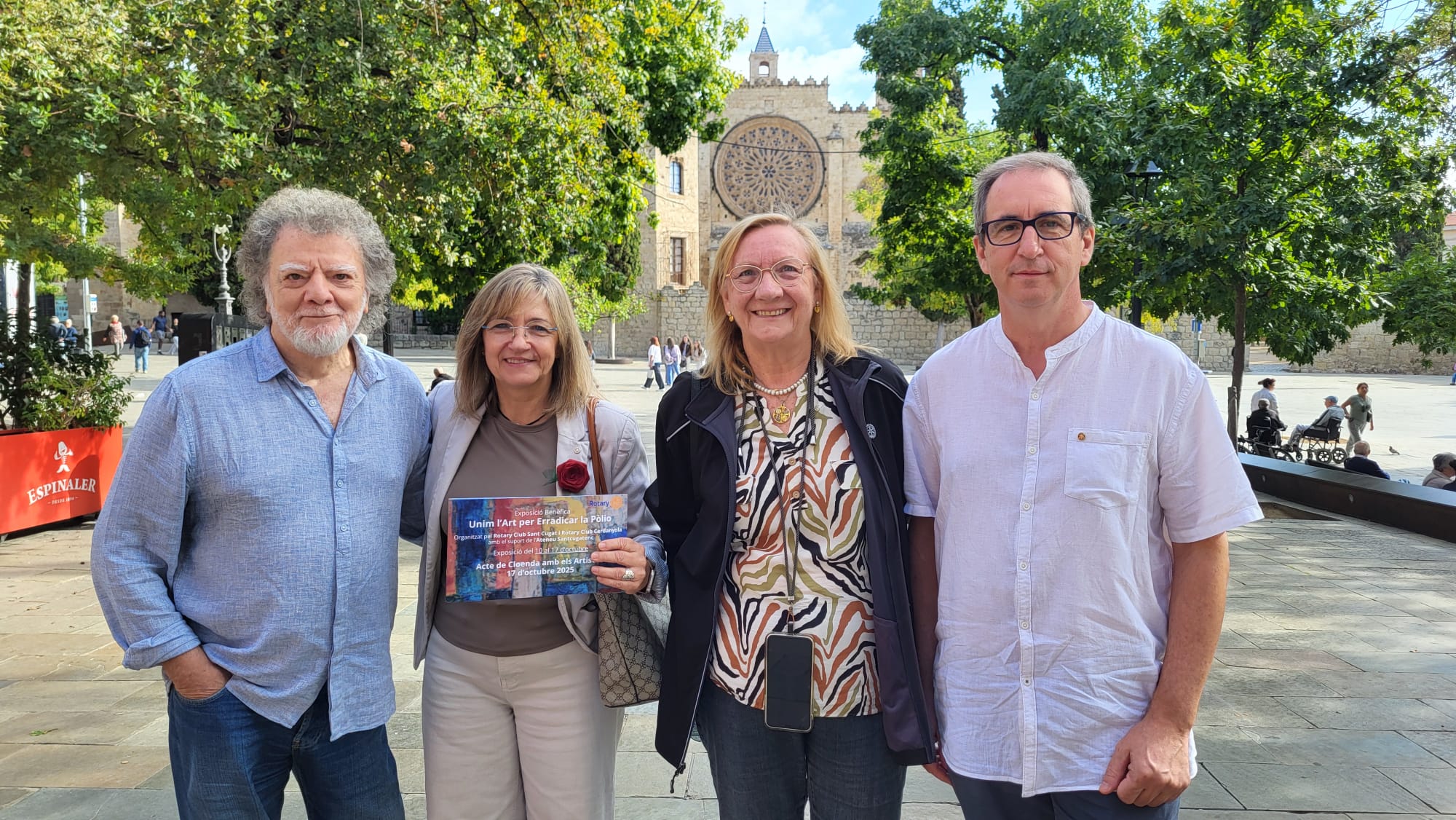 Més de 40 artistes s'alien amb el Rotary en una exposició benèfica contra la pòlio