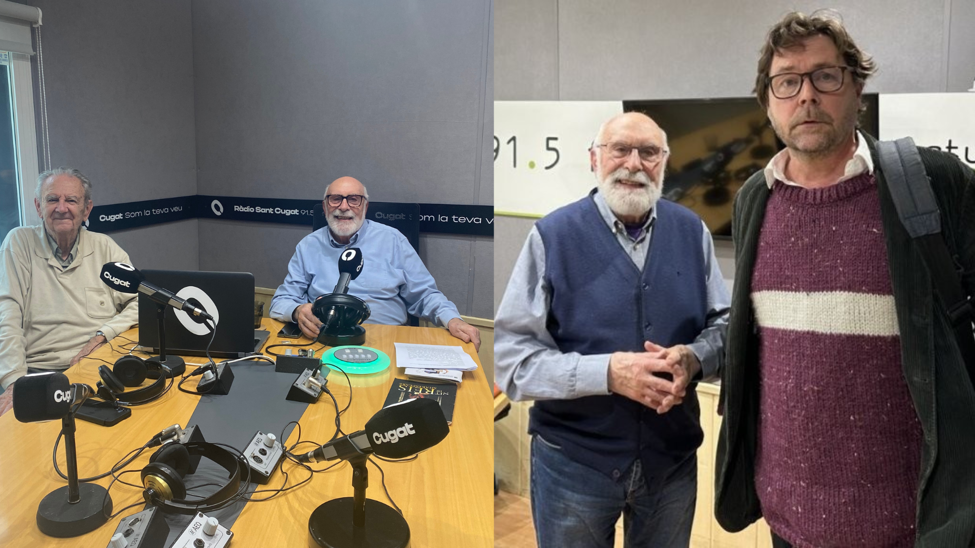 Josep Maria Jaumà i Oriol Broggi al Molta Comèdia