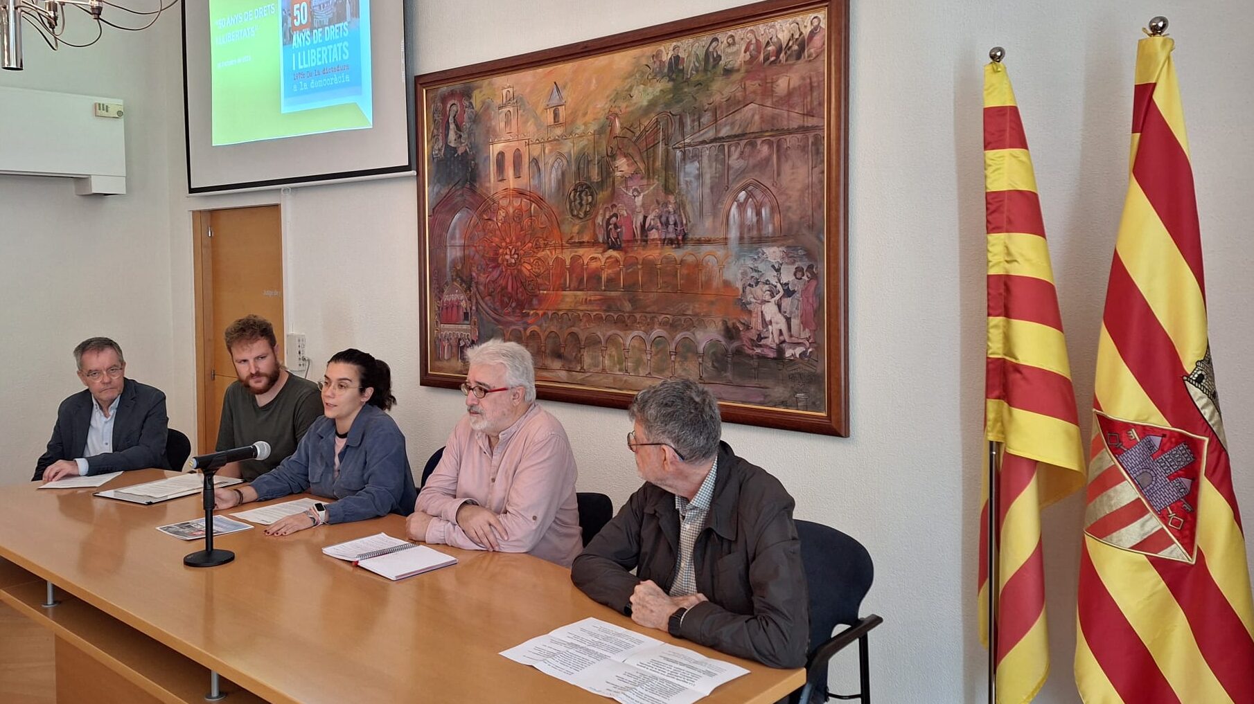 Sant Cugat reflexiona sobre els drets i llibertats democràtiques 50 anys després de la mort de Franco