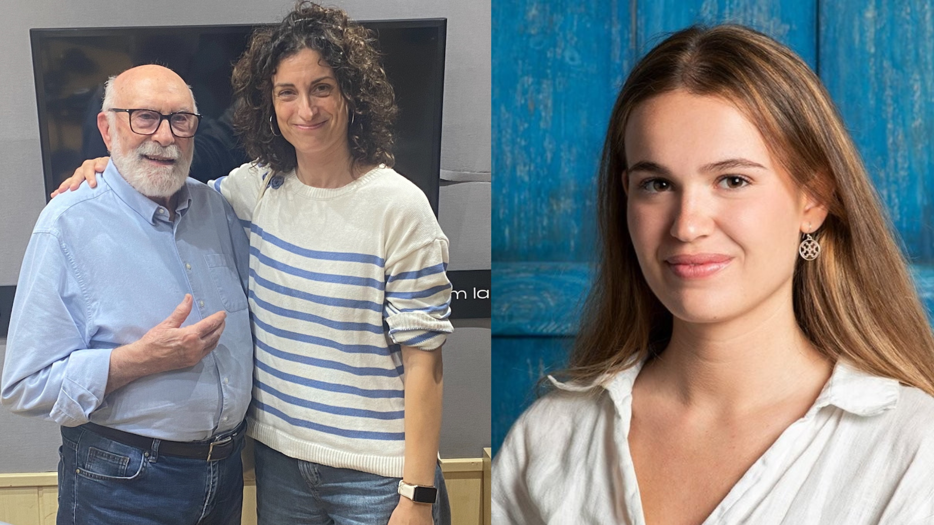 Nesa Vidaurràzaga, la Silvia Orriols del “Polonia”, i Gina Gonfaus, la Sophie de “Mamma Mia!”, visiten el Molta Comèdia