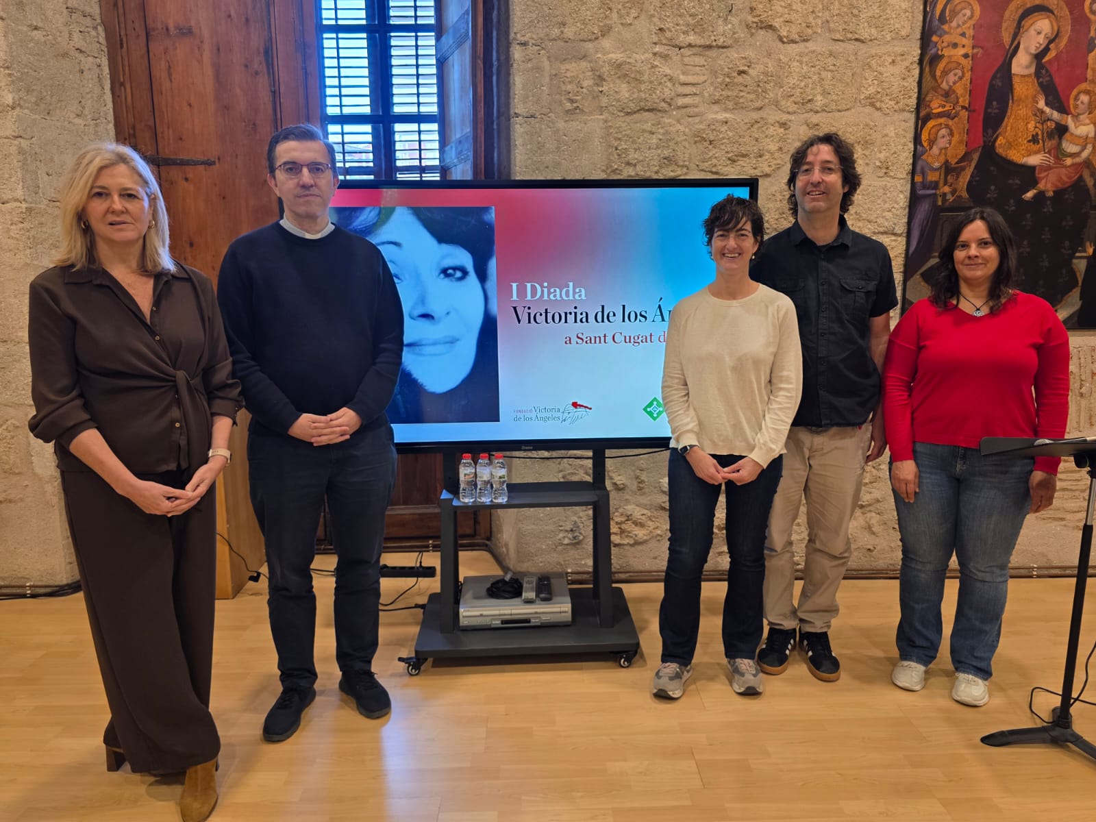 Sant Cugat celebra la primera Diada Victòria, per retre homenatge a Victòria dels Àngels
