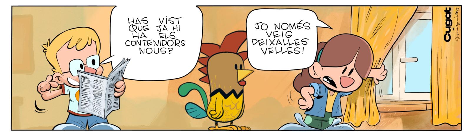 Tireta comica - Nous contenidors: algú els ha vist?