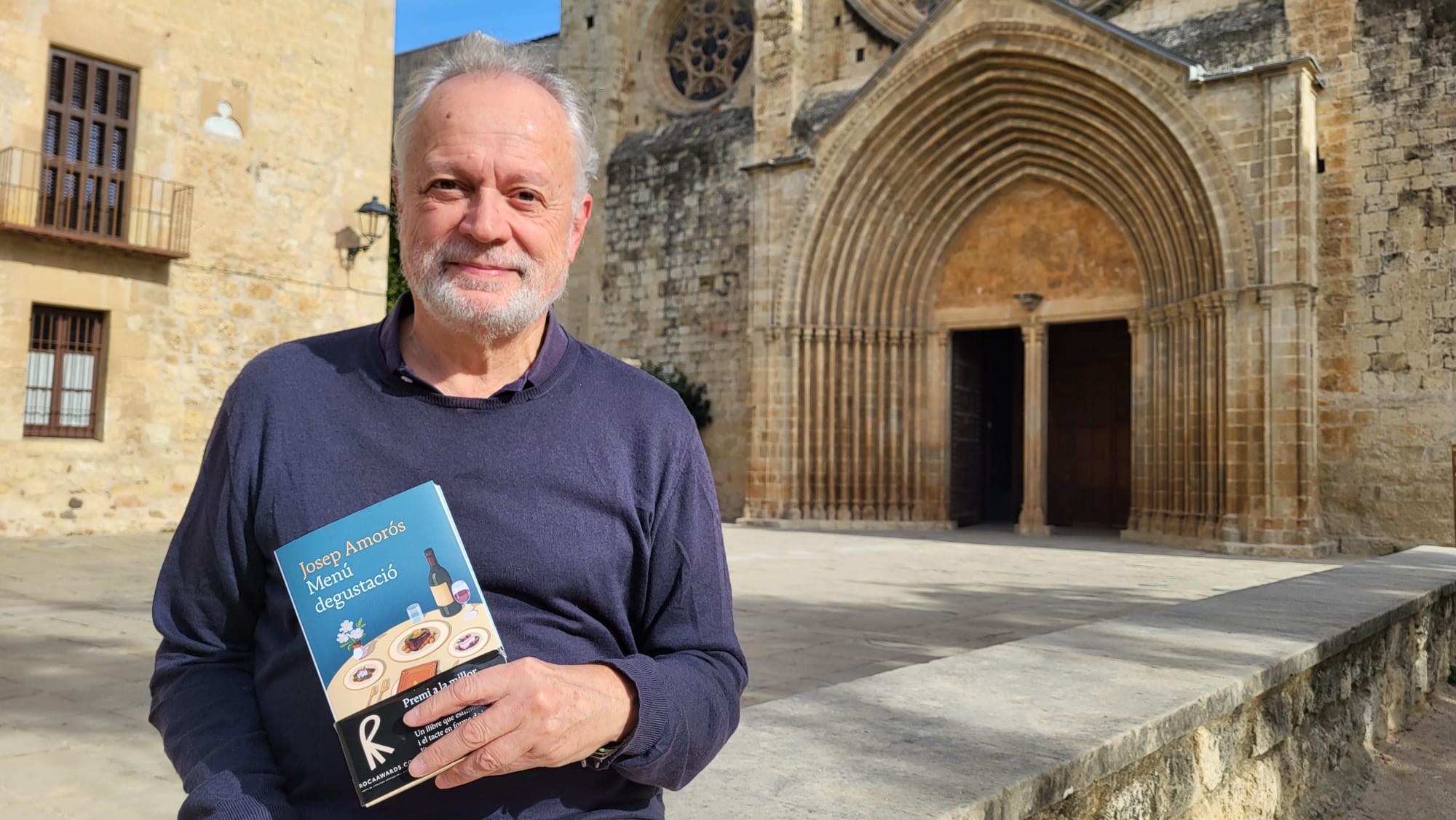 Josep Amorós porta a les llibreries 'Menú degustació', l'obra guanyadora dels primers Roca Awards