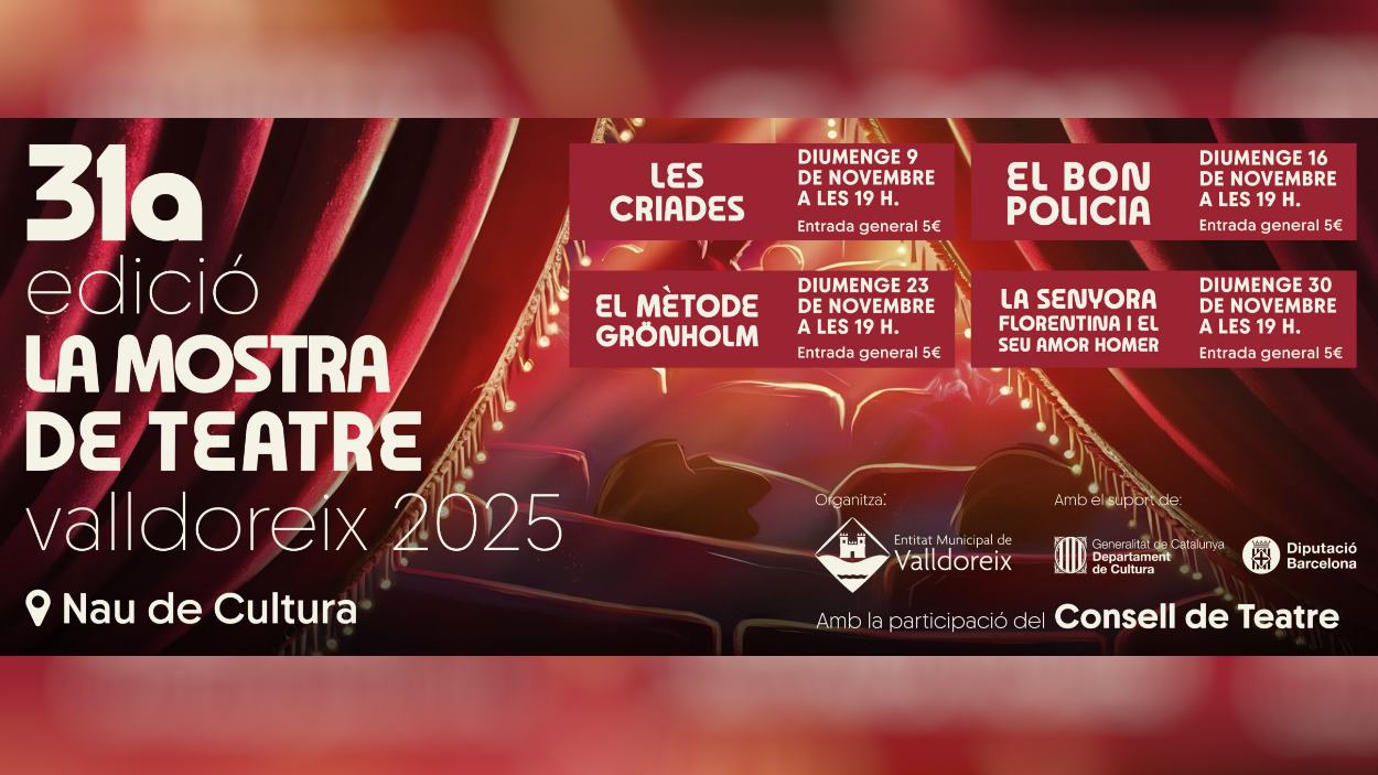 31a Mostra de Teatre de Valldoreix - Imatge destacada